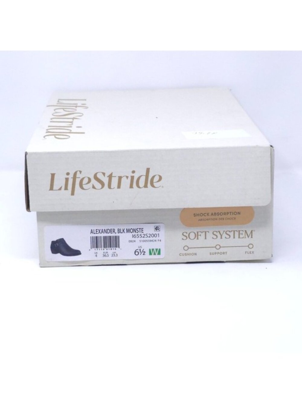 LifeStride Alexander Block Heel Ankle Booties Black 6.5 W - Picture 10 of 10